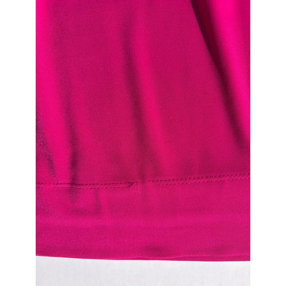 Donna Ricco Pink Midi Business Dress 3/4 Sleeve Pleated Sheath 2P - Picture 2 of 7